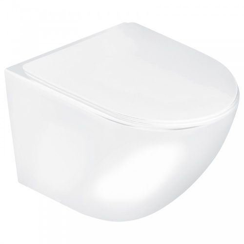 Delos WH fali rimless WC soft-close ülőkével